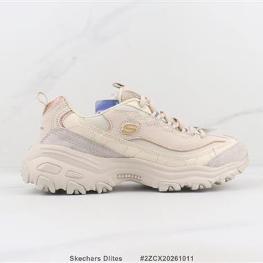 Skechers Dlites 厚底休閒跑步鞋